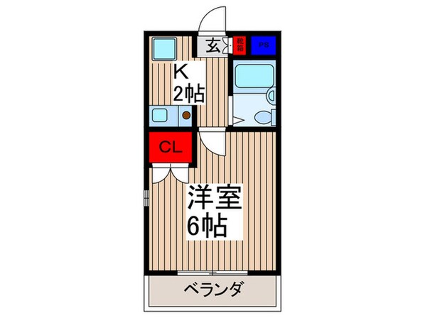 戸田パ－クハイツの物件間取画像